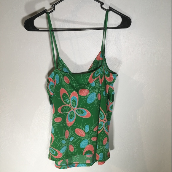 Final Offer Sale Green Pink Blue Tank Top- SH15 - Picture 2 of 5